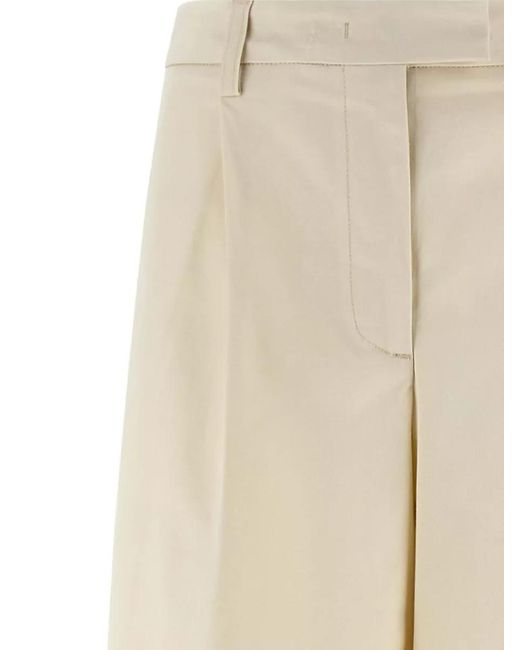 Thelatest Natural Cotton Wide-Leg Pleated Trousers