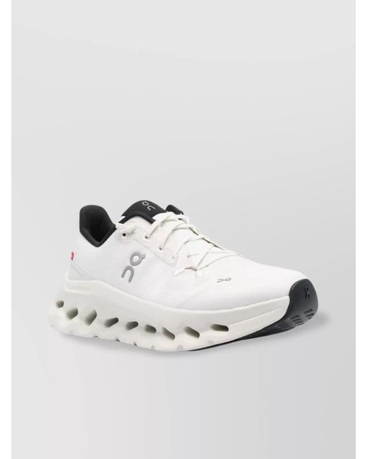 On Shoes Metallic Airflow Lace-Up Sneakers Featuring Perforated Detailing