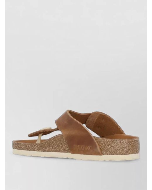 Birkenstock Brown Leather Sandals