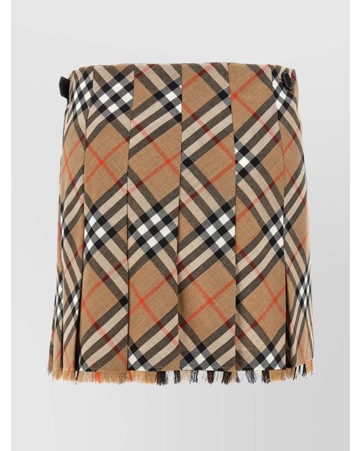 Burberry Multicolor Wrap Skirt