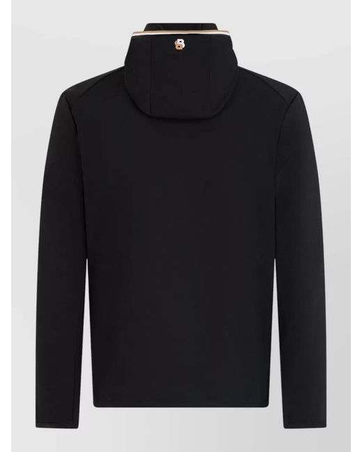 Boss Black Zipped Hooded Jacket for men