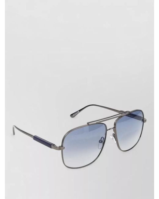 Tom Ford Metallic Sunglasses Ft0669 Metal Square Frame