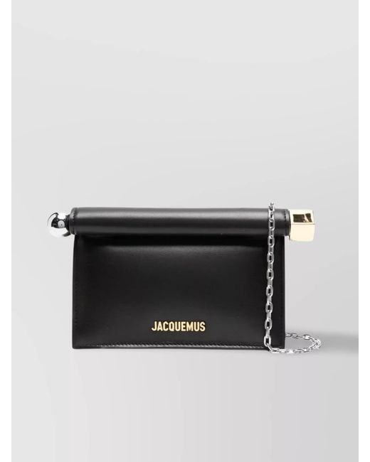 Jacquemus Black Small Round Clutch Bag C