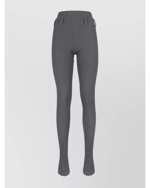 Prada Gray Straight Leggings