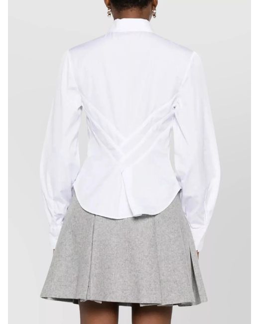 Ermanno Scervino White Cotton Shirt