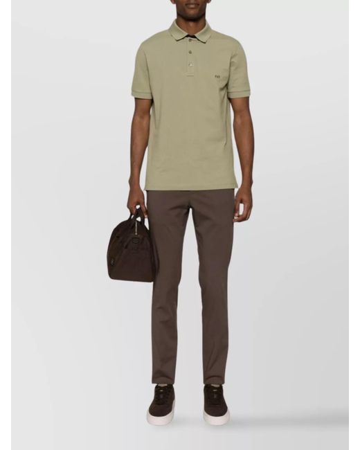 Incotex Brown Straight-Leg Trousers for men