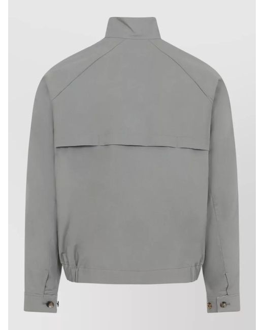 Brunello Cucinelli Gray Cotton Lightweight Jacket for men