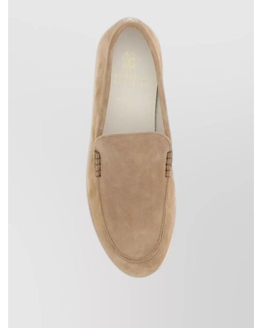 Brunello Cucinelli Natural Rubber Slip-On Loafers for men
