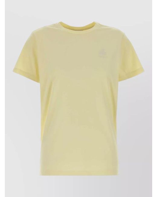 Isabel Marant Yellow Cotton T-Shirt