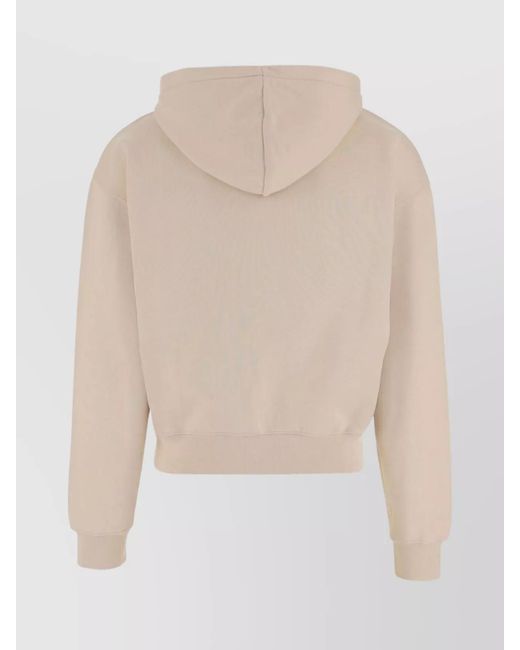 Jacquemus Natural Cotton Zip Hoodie for men