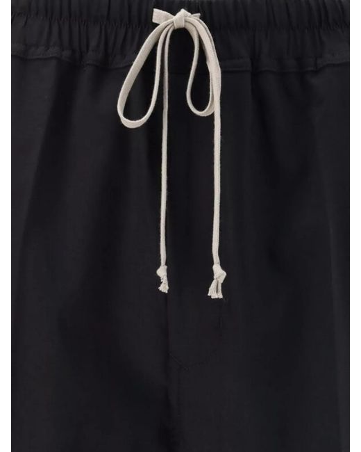 Rick Owens Blue Slim Track Pants for men