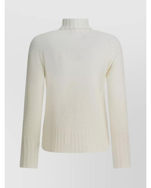 Drumohr White Cashmere Jumper