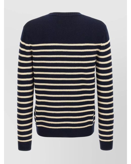 Valentino Garavani Blue Virgin Wool Jumper for men