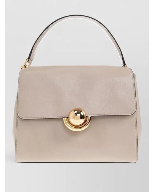 Furla Natural Domus Small Shoulder Bag Adjustable Strap