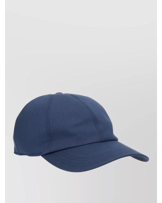 Premiata Blue Logo Baseball Hat Curved Brim Design for men