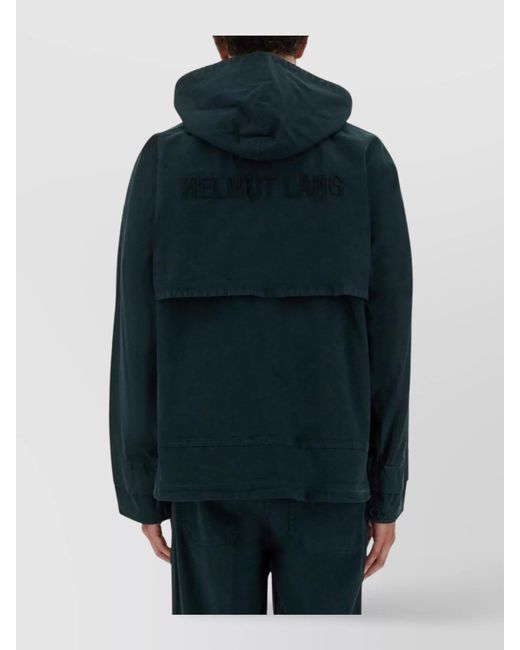 Helmut Lang Black Hooded Jacket for men