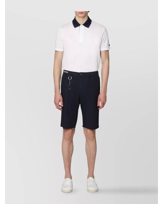 Paul & Shark White Cotton Short-Sleeve Polo Shirt for men