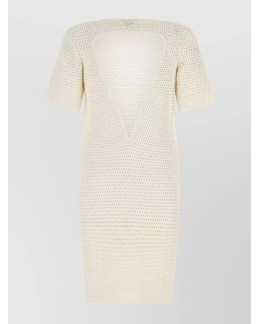 Bottega Veneta Natural Crochet Dress