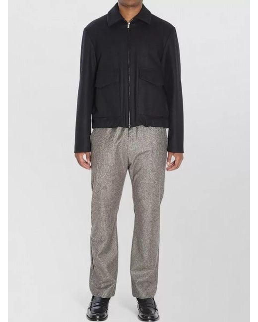 Barena Black Magan Caramal Wool Blend Jacket for men