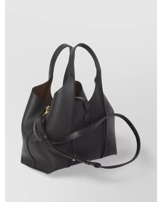 Tod's Black Mini Shopping Bag Shoulder Strap
