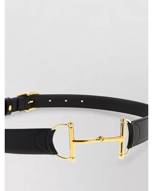Gucci White Leather Belt