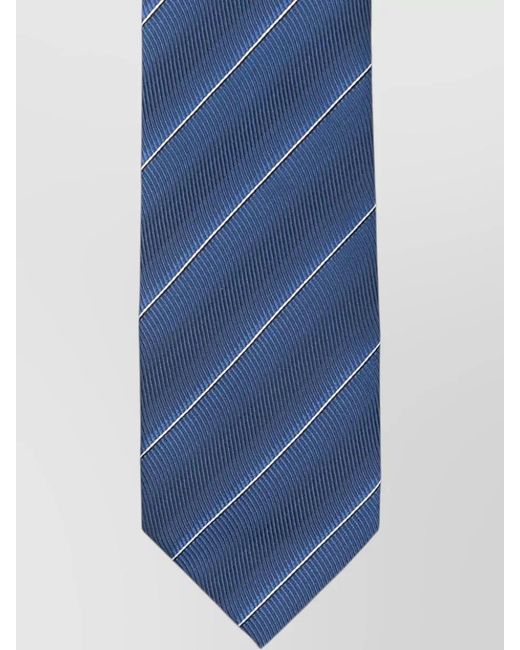 Tom Ford Blue Stripe Tonal Weave Silk Tie for men