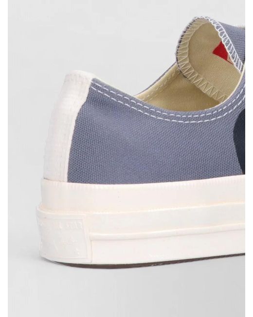 COMME DES GARÇONS PLAY Blue Low-Top Sneakers