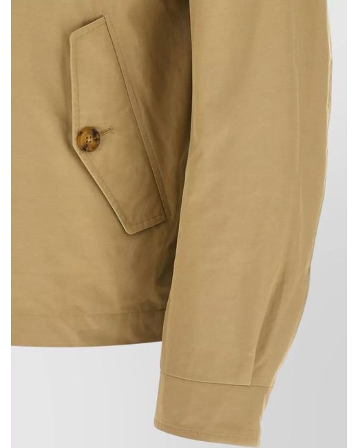 Baracuta Natural G4 High Collar Jacket Buttons Pockets Cuffs for men