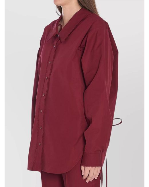 Gucci Red Shirt With Ties