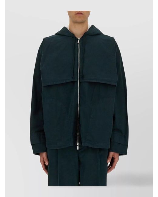 Helmut Lang Black Hooded Jacket for men