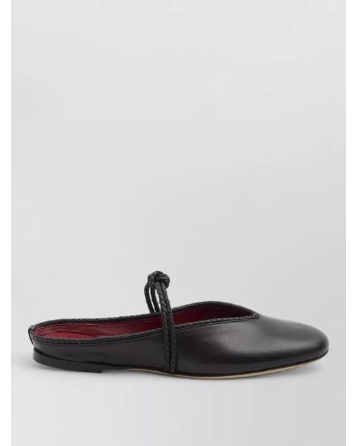 Bottega Veneta Multicolor Leather Open Back Ballerina Flats