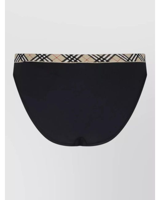 Burberry Black Lounge Shorts Elastic Waistband Comfort Fit