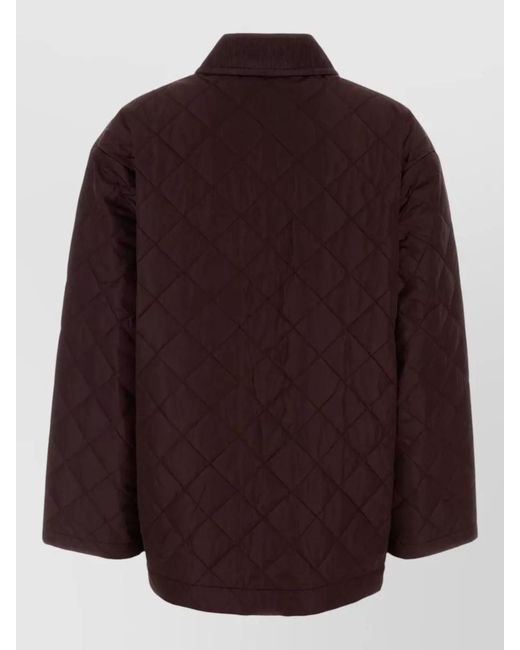 Prada Purple Quilted Zip Jacket