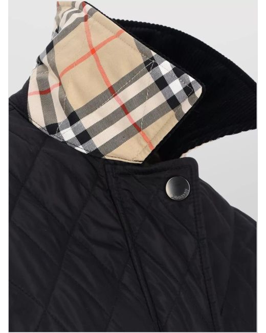 Burberry Black Quilted Nylon Jacket
