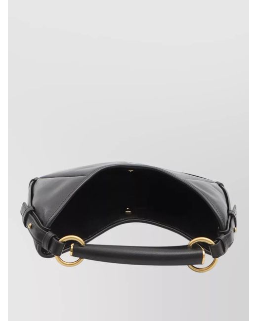 Saint Laurent Black Small Quilted Leather Tote Bag