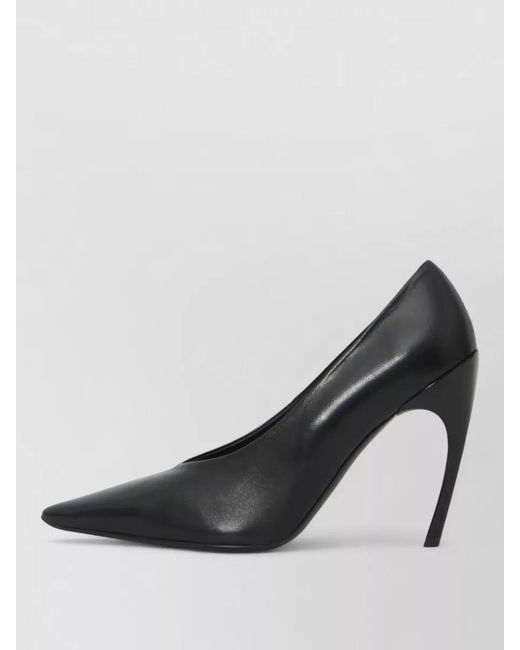 Roger Vivier Black Choc Pointed Pumps Trompette Heel Nappa