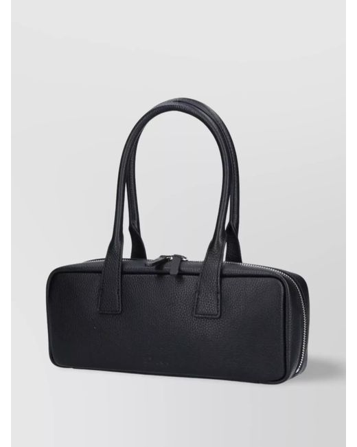 Staud Black Na Leather Shoulder Bag
