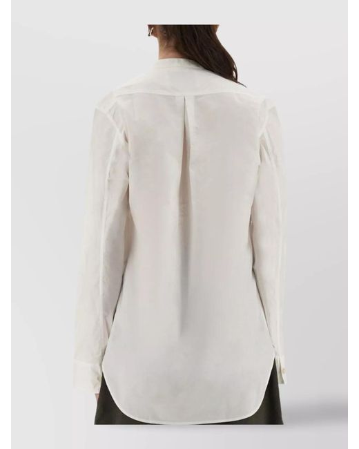 Studio Nicholson White Cotton Shirt