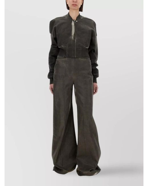 Rick Owens Multicolor Denim Wide-Leg Trousers