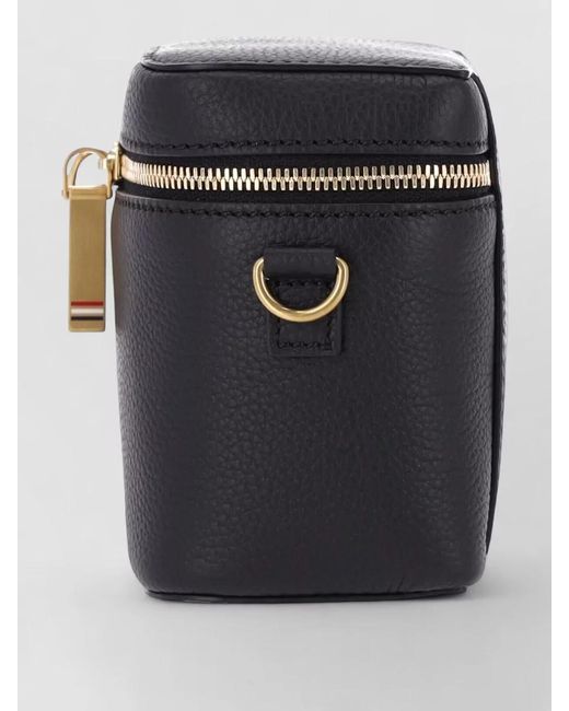 Thom Browne Black Leather Chain Mini Bag