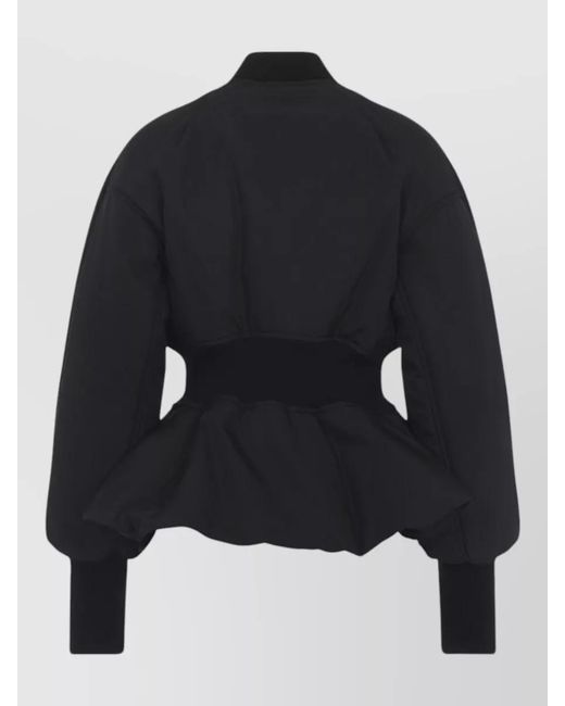 Alaïa Blue Peplum Jacket