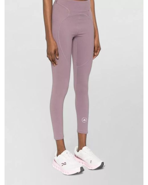 Adidas By Stella McCartney Purple Racerback Mesh Bralette Crop Top