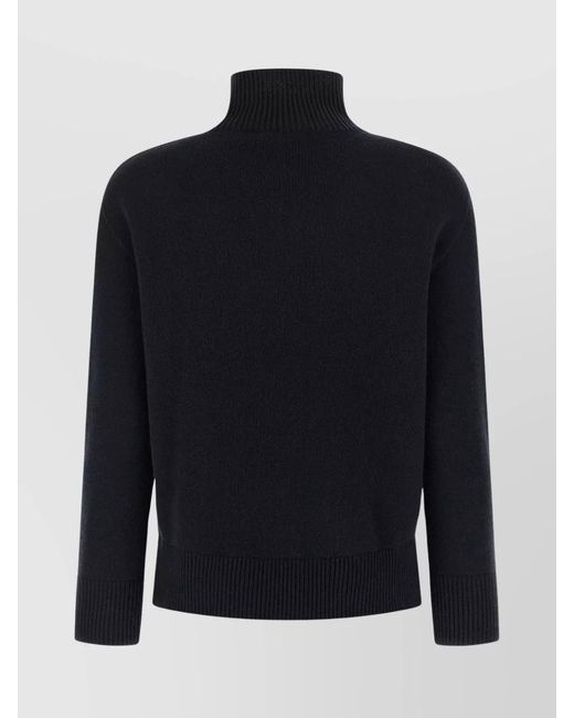 Max Mara Blue Cashmere Turtleneck Jumper