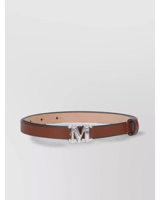 Max Mara White Belts Adjustable Length Multiple Holes