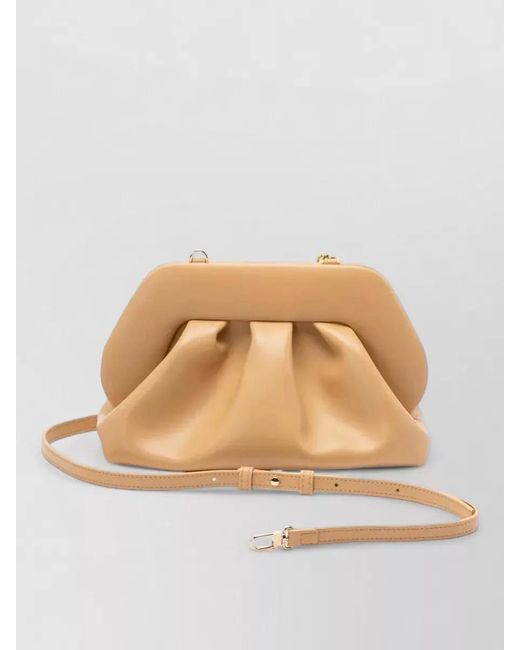 THEMOIRÈ Natural Bios Medium Vegan Leather Clutch Bag