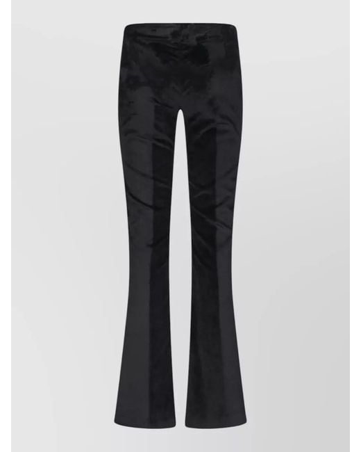 Dondup Black Straight Leg Lounge Pants Velvet Touch