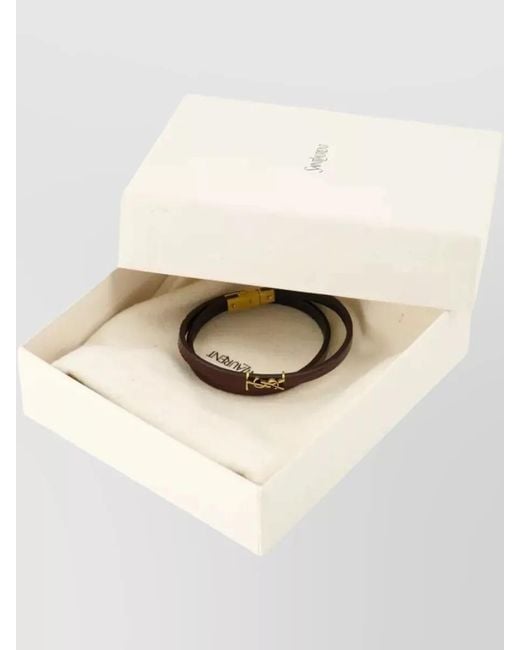 Saint Laurent Multicolor Ysl Bracelet Adjustable Length Tone