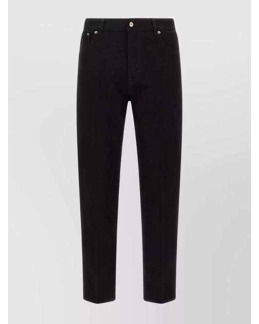 Gucci Black Cropped Straight-Leg Jeans for men
