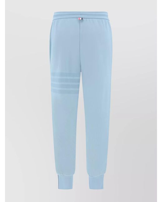 Thom Browne Blue Cotton Track Pants