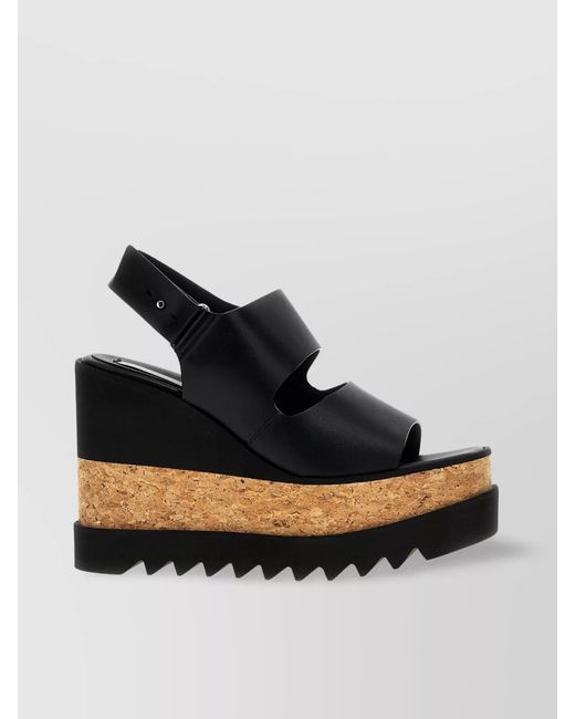 Stella McCartney Black Sneak-Elyse Sandals